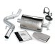 Banks Power 00-03 Jeep 2.5/4.0L/Wrangler (2-Bolt Cat) Monster Exh Sys - SS Single Exh w/ Chrome T...