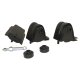 1987-1995 Jeep YJ Wrangler Engine and Transmission Mount Kit by Crown Automotive with 4.0L and 4....