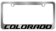 Chevrolet Colorado Chrome License Plate Frame by Eurosport Daytona