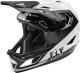 Fly Racing Adult Rayce Cycling Helmet (Black/White, X-Large)