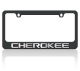 Eurosport Daytona Jeep Cherokee Black License Plate Frame