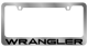 Eurosport Daytona Jeep Wrangler Chrome License Plate Frame