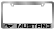 Ford Mustang Horse Chrome License Plate Frame