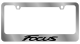 2010 Ford Focus Eurosport Daytona Chrome License Plate Frame