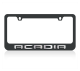 2019 GMC Acadia Eurosport Daytona Black License Plate Frame