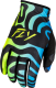 Fly Racing Men's Lite Zen Gloves (Black/Blue/Hi-Vis Yellow, Medium)