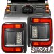 ORACLE Lighting Black Series Flush Mount LED Tail Lights for Jeep Wrangler JL
