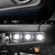 ORACLE Lighting 2021-2024 Ford Bronco Triple LED Fog Light Kit for Steel Bumper