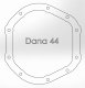 aFe Diff Cover 97-18 Jeep Wrangler (TJ/JK) ONLY Dana 44 Axle Front or Rear (Pro Series)