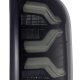 2016-2023 Toyota Tacoma AlphaRex Pro Series LED Tail Lights Jet Black