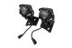 2007-2018 Jeep Wrangler JK Morimoto 4Banger A-Pillar LED Light Kit with Brackets and Wiring Harne...