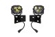 2007-2018 Jeep Wrangler JK Morimoto 4Banger A-Pillar LED Light Kit with Brackets and Wiring Harne...