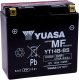 12V Yuasa YT14B-BS AGM Motorcycle Battery with Acid Bottle