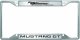 Ford Horse Power Mustang GT Chrome License Plate Frame
