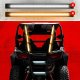 XK Glow 12-Inch Blue/Red Strobe Tube Light Kit - 8 Piece LED Emergency Lighting with Traffic Mode...