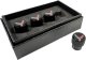 2020-2025 C8 Corvette Logo Black Valve Stem Caps - Knurled