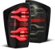 2016-2023 Toyota Tacoma AlphaRex LUXX-Series LED Tail Lights Alpha-Black with Activation Light & ...
