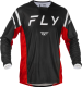 Fly Racing Kinetic Mesh Center Jersey (Black/White/Red, X-Large)