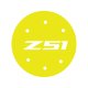 2014-2019 C7 Corvette Vinyl Gas Door Overlay - Gloss Yellow W/ Z51 Logo