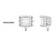 Driving Surface Mount White Housing Pair D-SS Pro RIGID Industries 862313