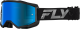 Fly Racing Zone MX ATV Off-Road Riding Goggle (Black/Black, Adult)