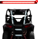 XK Glow 12-Inch Red Strobe Tube Lights 4PC - Ultra Bright LED Emergency Lighting with Traffic Mod...