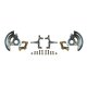 1970-1972 Chevrolet Monte Carlo Front Brake Conversion Kit The Right Stuff AFXMD4