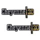 1973-74 Chevrolet Truck Cheyenne 20 Fender Emblem Set