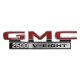 1968-1972 GMC Truck Front Fender Emblem, "GMC 2500 V-Eight", Sold as a Pair