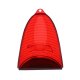 1955 Full-Size Chevrolet Red Tail Light Lens with Bowtie, Sold as a Pair