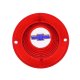 1962 Full-Size Chevrolet Red Back Up Light Lens w/Blue Bowtie, Without Trim Each