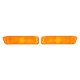 1967 Full-Size Chevrolet Amber Parking Light Lens, Sold as a Pair
