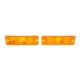 1965 Chevy II and Nova Parking Light Lens, Amber, Sold as a Pair