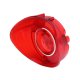1972 Malibu & 'SS' Driver Side Tail Light Lens with Trim, Sold as Each