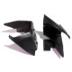 Metro SUPERsoft (ALP 5505) Convertible Top-Compartment Side-Panel Seals For 1970-1972 Buick GS