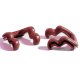 Metro (BG 96) Accessory Grille Bar Rubber Insulators For 1941 Oldsmobile Custom Cruiser