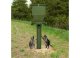 Banks Outdoors Feeder Sleeve for 4x4 or 6x6 Posts - Alpine Green, 40-inch Polyethylene Design