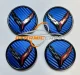 2014 - 2019 C7 Corvette Floating Center Caps (Set of 4) Custom Colors - Show Edition