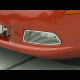 C6 Corvette 2-pc Stainless Driving Light Covers