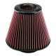Air Filter for Competitor Intakes AFE XX-90032 Oiled Cotton Cleanable Red S&B CR-90032