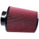 Air Filter for Competitor Intakes AFE XX-91002 Oiled Cotton Cleanable Red S&B CR-91002