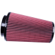 Air Filter for Competitor Intakes AFE XX-91036 Oiled Cotton Cleanable Red S&B CR-91036