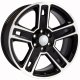 Chevy Silverado, GMC Sierra, Chevy Tahoe 22"x9" Replica Black Mach'd Wheel CV74B