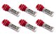 3157 LED Bulb XP80 LED Red Set of 6 Diode Dynamics DD0059H