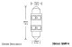 39mm SMF4 LED Bulb Amber Single Diode Dynamics DD0093S