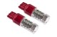 7443 LED Bulb XP80 LED Red Single Diode Dynamics DD0115S
