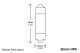 36mm HP6 LED Bulb LED Cool White pr Diode Dynamics DD0306P