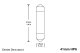 41mm HP6 LED Bulb Cool White pr Diode Dynamics DD0320P