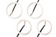 Halo Lights LED 70mm/90mm Blue Four Diode Dynamics DD2262