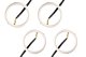 Halo Lights LED 70mm/80mm Red Four Diode Dynamics DD2275